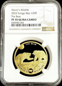 2022�N �R���S���勤�a�� �S�[���h 300�� ���� 50�t���� �x�A�R�C�� NGC PF 70 UC