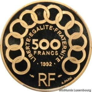 F0881  tX 500t WEl ܂ S[h 1992N v[t -> It@[ -