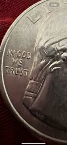 MS-65; 2023-P Wr^EC_[ AJl 25Zgd G[uin Cod We Trustv