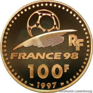 C3362 �� 100�t���� ���[���h�J�b�v �T�b�J�[ 1997 �A�t���J �S�[���h �S�[���h �v���[�t