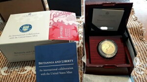 イギリス ブリタニアと自由 2024 1/4オンス 金貨 25ポンド ? プルーフ