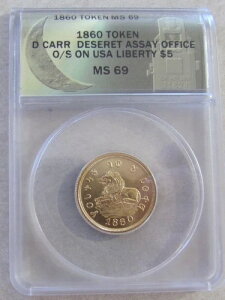 _EJ[Ef[g͎ - 1860N oeB5h݃g[N O/S - ANACS MS69