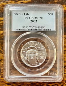 󏭁I2002N 50h v`i PCGS MS70 AJC[O /SOL