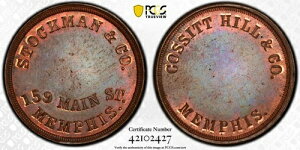 1863�N TN F600A-1a�A�����t�B�X�A�R�V�b�g�q�� PCGS MS65BN R8 - �g�b�v�|�b�v 1/0 - ���b�h�G�b�W