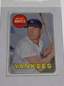 1969�N TOPPS �~�b�L�[�E�}���g�� #500 ���A�ȃz���C�g���^�[!!! EX+ �Z���^�[�󏭕i