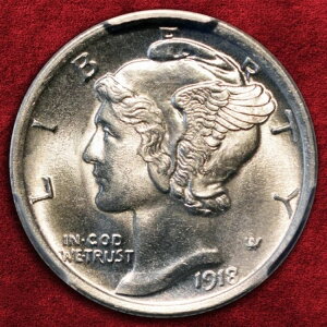 1918�N���}�[�L�����[���*FB*�A���ɍ����O���[�h�IPCGS MS64 *���ɗD�ꂽ�R�C���I*