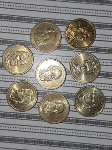 1ドル硬貨(希少、1789年〜2000年)-P サカガウィア金貨