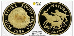 1994N AtJ i`CI 1/2IX  PCGS PR 68DCAM v[t