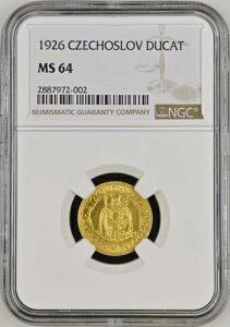 �`�F�R�X���o�L�A - �`�F�R���a���A�S�[���h 1 DUCAT 1926 �N�����j�J �~���g NGC MS 64�A���A 5