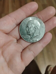 1978年 P アイゼンハワー 1ドル銀貨 希少