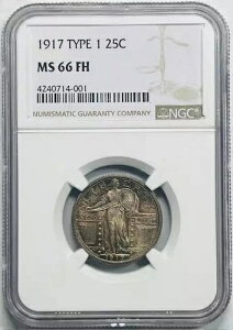 1917�N �X�^���f�B���O�E���o�e�B�E�N�H�[�^�[ NGC MS-66 FH �t���w�b�h