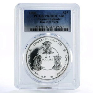 �P�C�}������ 25�h�� ���[�N�� PR68 PCGS ��� 1980�N