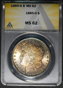 1885-O 1�h�������K����� MS 62 ANACS # 7432904 + �{�[�i�X�����X�^�[�g�[��