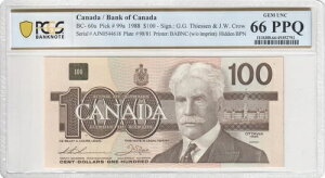 1988 AJN0544618 �J�i�_��s BC-60a 100�h������ PCGS 66 PPQ GEM�B�J�^���O$350�B@#1348