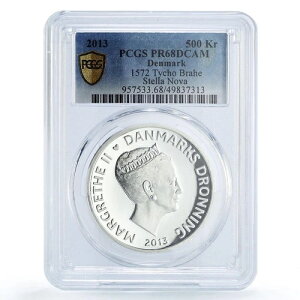 f}[N 500 N[l Tycho Brache Stella Nova Science PR68 PCGS  2013