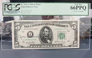 1950�N 5�h���A�M������s�� PCGS 66 PPQ �T�C������iEJ�j