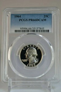 PR66DCAM 1964 PCGS O[h Vo[ Vg NH[^[ v[t tXebh fB[v JI !!