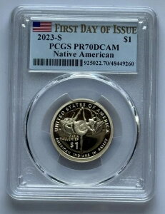 2023 S $1 TJKEBAh PCGS PR70DCAM s