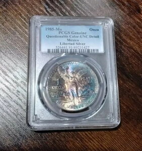 1985-Mo x^ PCGS UNC fBe[ (̂F) FB 1 IU .999