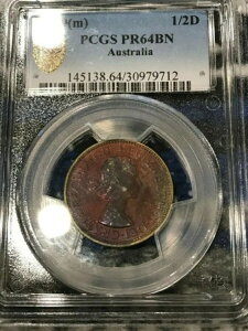 v[t PCGS PR64BN 1959 M I[XgA n[tyj[ 1/2D RC - p[vg[ - 655