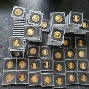 プルーフ小サイズ$ 116枚ランダムコイン投資ロット2x2ケース