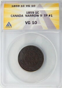 1859N Ji_ VG 10 i[ 9 TP ANACS Ji_ 1Zg #BT-215