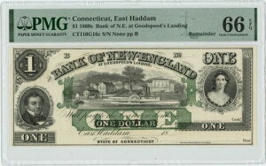 �R�l�`�J�b�g�B �p�� �C�[�X�g�E�n�_�� $1 1860�N�� PMG 66epq �j���[�C���O�����h 949307-47