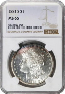 AJ K 1h 1881-S NGC: MS65 #C545