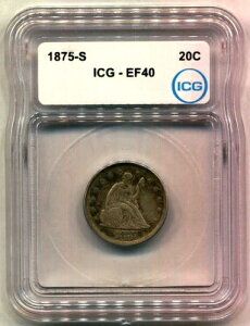 1875-S V[ebhEoeB 20Zg 90%  ICG XF 40