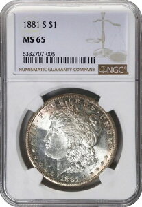 AJ K 1h 1881-S NGC: MS65 #C546