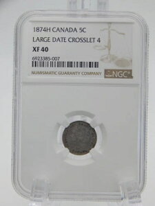 1874�N H �J�i�_ 5�Z���g�d�� �j�b�P�� - NGC�O���[�h XF 40 (BT717)