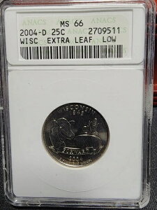 2004-D EBXRVB 25Zgd GNXg[t [ ANACS MS66 I[h\[v{bNXz_[