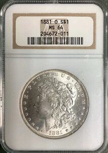 1881-O [K Vo[ h 1h MS 64 NGC