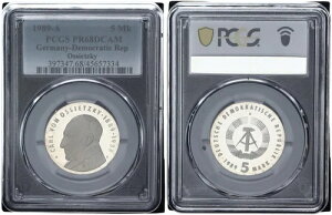 DDR 5 }[N 1989-A J[ tH IVGcL[ PCGS PR68DCAM |bV v[g 121420