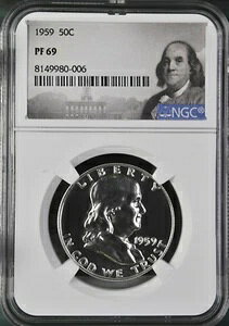 1959N v[t tN 50C NGC PF 69 xW~EtN x
