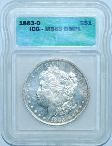 1883 O ICG MS63DMPL ディープミラー プルーフライク モルガン銀貨