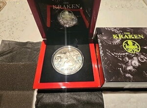 2023�N �j�E�G 5�h�� �J���[ 2�I���X �uTHE KRAKEN�v �V���o�[ �v���[�t �R�C�� �F��ς� - 324/750 C.O.A