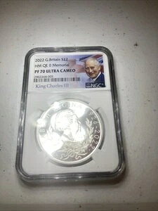 2022N CMX - É QE II LOv[t - NGC PF 70 EgJI