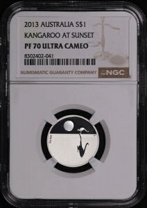2013 �I�[�X�g�����A $1 �V���o�[ �J���K���[ �A�b�g �T���Z�b�g 6g NGC PF-70 UC - ���[�|�b�v�A�g�b�v�|�b�v!