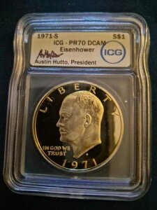 1971�N S IKE Dollar ICG PR70 DCAM �I�[�X�e�B���E�n�b�g�[���M�T�C������ ���j�[�N�~���[