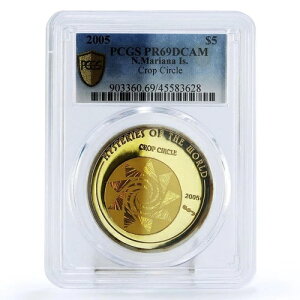 �}���A�i���� 5�h�� ���E�̃~�X�e���[�E�I�u�E���[���h�E�N���b�v�E�T�[�N�� PR69 PCGS ��� 2005�N