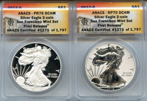 2012-S �T���t�����V�X�R �V���o�[�C�[�O�� 2���Z�b�g / ANACS RP70/PR70 DCAM �R�C�� FR