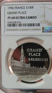 �t�����X 1996�N �O�����v���X �V���o�[ 100�t���� NGC PF68 �E���g���J���I