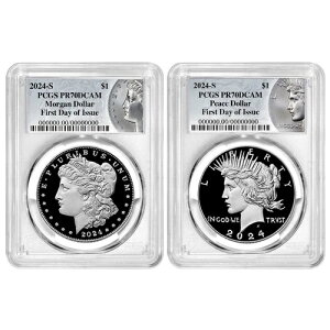 2 Zbg - 2024-S $1 v[t K Ah s[X Vo[ _[ PCGS PR70DCAM FDOI M...