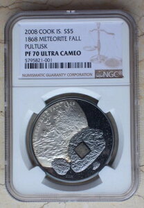 NGC PF70 UC 2008 �N�b�N 25g ��� - 1868�N覐Η��� - �v���^�X�N