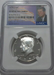 1970 S NGC PF69 EgJI Vo[v[t PlfB n[t_[ zCgRC JFK 50Zg