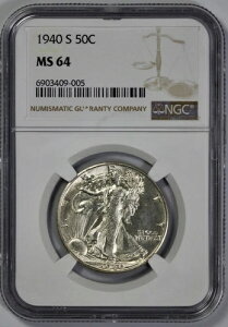 1940�N��E�H�[�L���O�E���o�e�B 50�Z���g�n�[�t�h�� NGC MS 64 �Z�~�v���[�t
