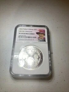 2022 �V���o�[ �p�C�t�H�[�g G. �u���e�� HM QE 11 �������A�� NGC PF70 �E���g�� �J���I!