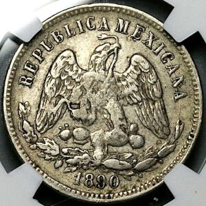 1890-Ho NGC XF 40 LVR 25 Z^{X GV[W A 18k RC POP 1/0 (24121005C)
