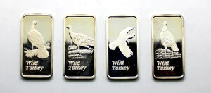 �󏭂ȃ��C���h�^�[�L�[�o�[�{�� .999 �V���o�[�A�[�g�o�[ �t���Z�b�g�A1976�N�A�n�~���g���~���g�V���A���ԍ�